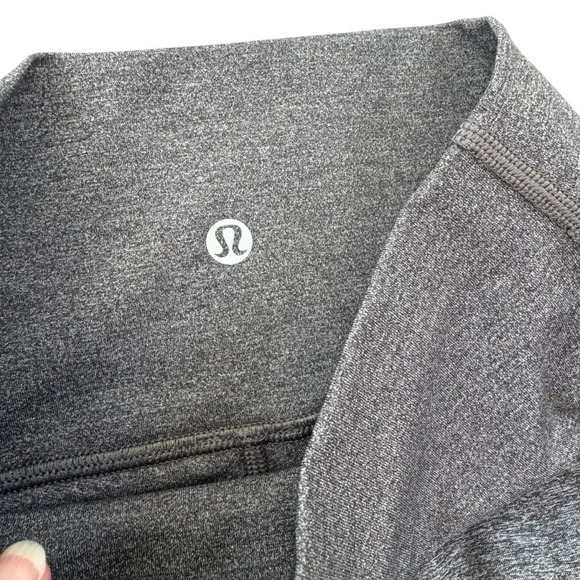 Lululemon Wunder Under High Rise Legging Pant Special Edition Mesh Grey Size 4 - Picture 10 of 12